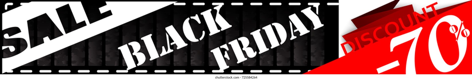 Black Friday. Banner.