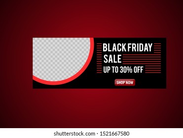 Black Friday Banner Abstract Background Simple. Sale Horizontal Banners Set. Black Friday Template Vector, Design for Card or Banner. cover, booklet, print, book, blank, card, ad, sign, poster, badge.
