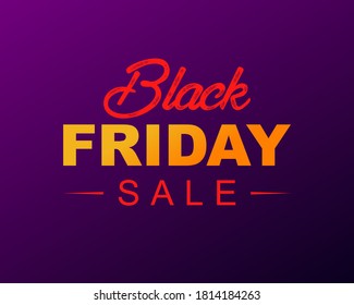 Black Friday banner or  background for promotion, Template for Black Friday sale, vector