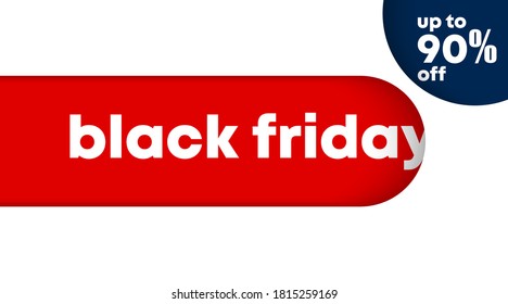Black friday banner and background template vector. Flyer template for black friday