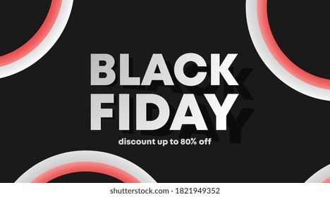 Black friday banner and background template vector. Flyer template for black friday.
