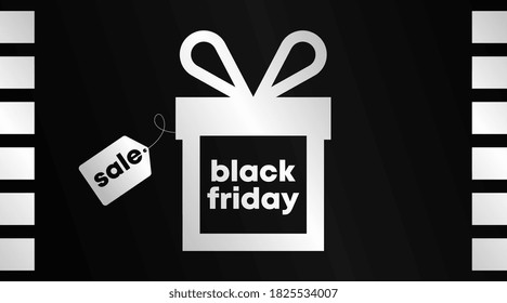 Black friday banner and background template vector. Flyer template for black friday.