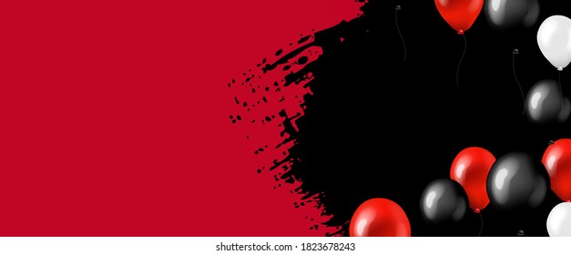 Black Friday Banner Big Sale Poster With Gradient Mesh, Vector Illustration