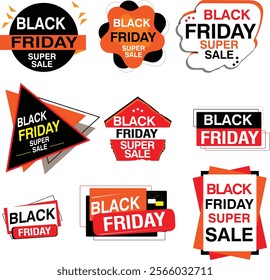 Black Friday banner buy big deal design clearance marketing advertisement event fashion 