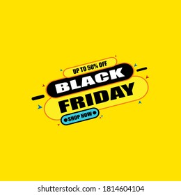 Black Friday banner concept. Banner templete design Vector illustration EPS10.