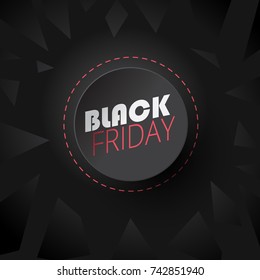 Black Friday banner concept. For Web and Mobile Applications, art illustration template design, business infographic and social media,
modern decoration.