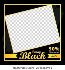 Black Friday Banner Design and Price Frame Design