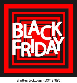 Black Friday, banner design template, vector illustration