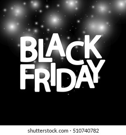 Black Friday, banner design template, vector illustration