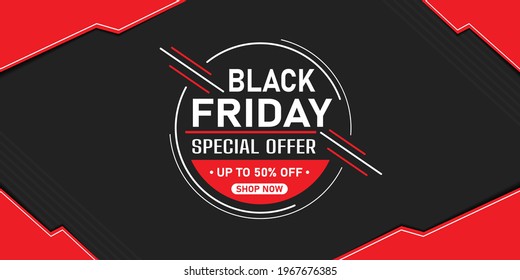black friday banner design. vector illustration