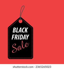 Black Friday Banner. Banner-Design für Black Friday. Vektorgrafik.