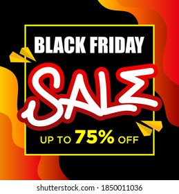 Black Friday banner designs, black friday sale event