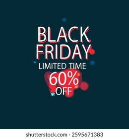 Black Friday banner with black gift boxes. Black Friday background with space for text. Generative AI.
