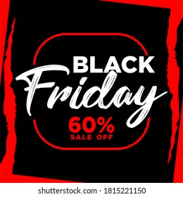 Black Friday Banner Layout Design Vector