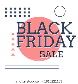 Vector de diseño de pancarta de Black Friday