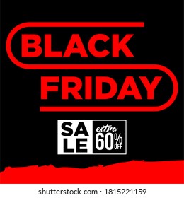 Vector de diseño de pancarta de Black Friday