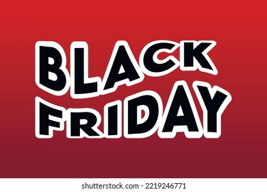Black Friday banner. Modern minimalist design with black and white typography. Template for promotion, advertising, online advertising, social media and fashion advertising. Vector illustration.