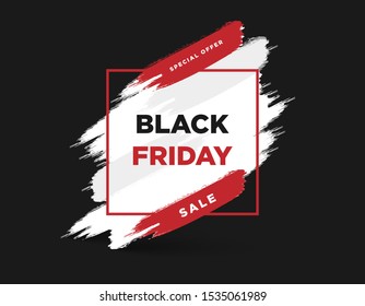 Black Friday Banner Or Poster Sales promotion. Vector EPS 10
