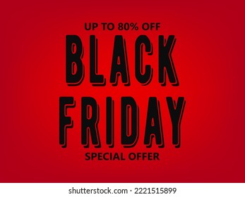 Black Friday banner as promotion, advertising, online advertising, social media, fashion advertising, market flyer, shop brochure, advert or store poster.