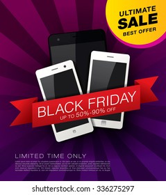Black friday banner. Sale
