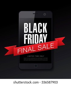 Black friday banner. Sale