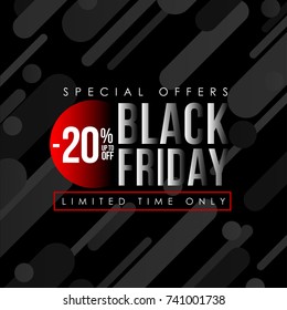 BLACK FRIDAY BANNER, sales and offers