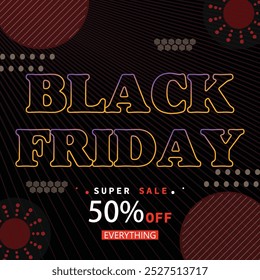 Black Friday banner. Special discount offer design. Product discount festival banner design. Black Friday Sale set. Flat Vector Illustration.