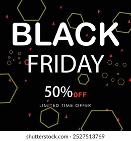 Black Friday banner. Special discount offer design. Product discount festival banner design. Black Friday Sale set. Flat Vector Illustration.