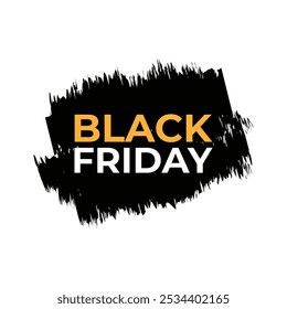 Black Friday banner. Special discount offer design. Product discount festival