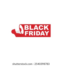 Black Friday banner. Special discount offer design