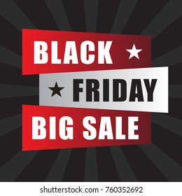 Black Friday Banner Sticker Sign