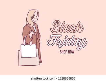 Black friday banner super sale discount shop at home now
