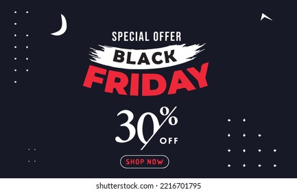 black Friday banner, black Friday super sale, label template for advertising sales retail, design 2022