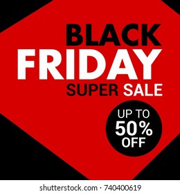 Black friday banner template
