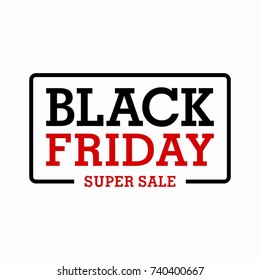 Black friday banner template