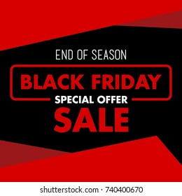 Black friday banner template