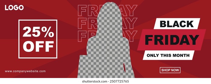 Black Friday Banner Template Design