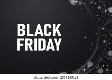 Black friday banner template. Design template for Black Friday sale, promotion, advertising and social media ad with abstract background