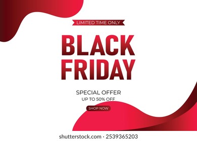 Plantilla de Anuncio del Viernes Negro. Plantilla de diseño para la venta del viernes negro, la promoción, la publicidad y el anuncio de las redes sociales con el fondo abstracto