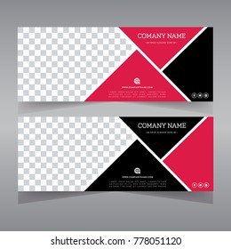 Black Friday banner template. Web banner set design. Abstract background. Red poster. black and red banner template. Gift card, sale voucher. Vector illustration