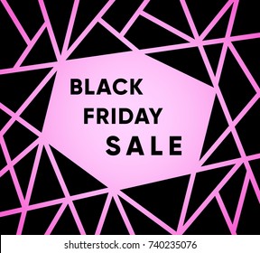 Black friday banner vector