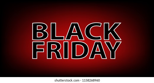 Black Friday banner, vector design