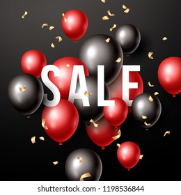 Black Friday banner. Vector illustration