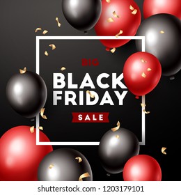 Black Friday Banner. Vektorillustration