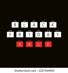 Black friday banner. vector illustration. 