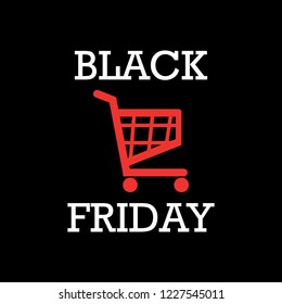 Black friday banner. vector illustration. 