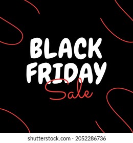 Black Friday banner. Vector illustration	