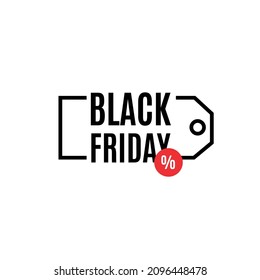 Banner del Black Friday. Ilustración del vector