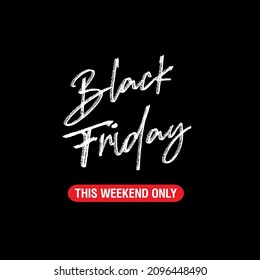 Black Friday banner. Vector illustration