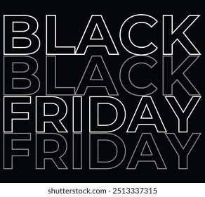 Schwarzer Freitag-Banner. Vektorgrafik. Black Friday Sale